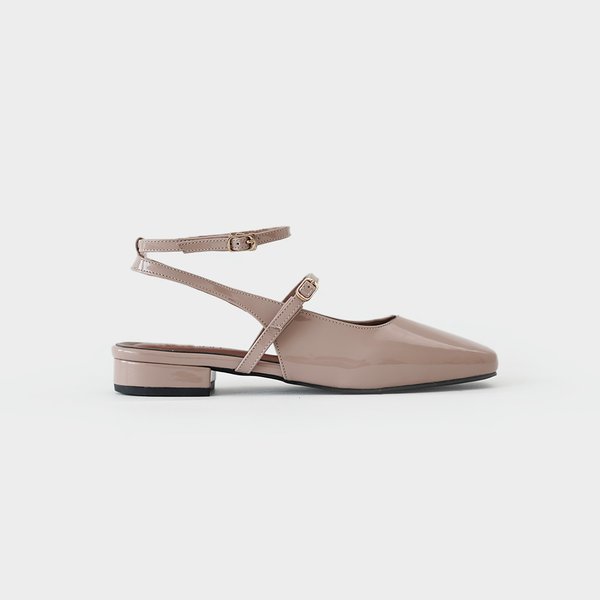 CALMA MARYJANE SLIP ON SANDALS (MILK TEA) 