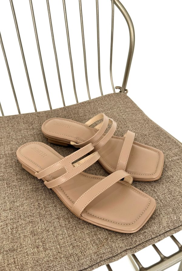 MAINE LOW HEEL SANDALS (ETOUPE) - S37 / S38 / S39