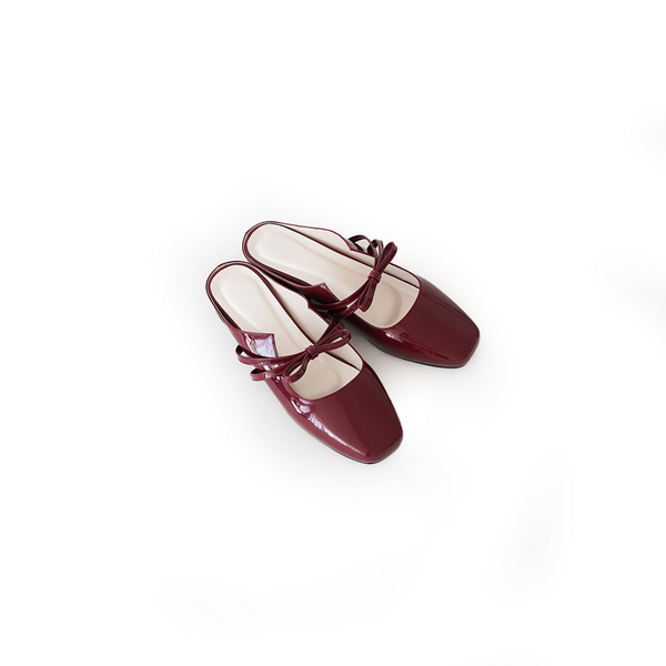 KAI SLIP IN MARYJANES (CHERRY) 