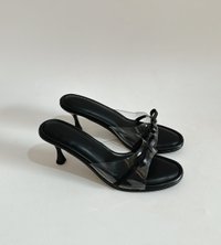 JESSICA KNOT HEELS (BLACK)