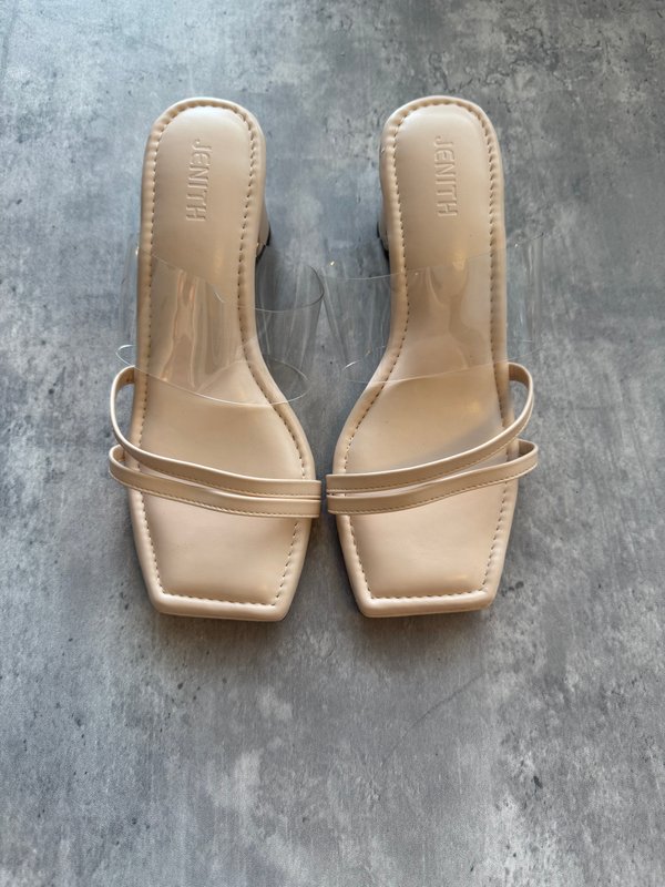 LISA BLOCK HEELS (BLUSH NUDE)