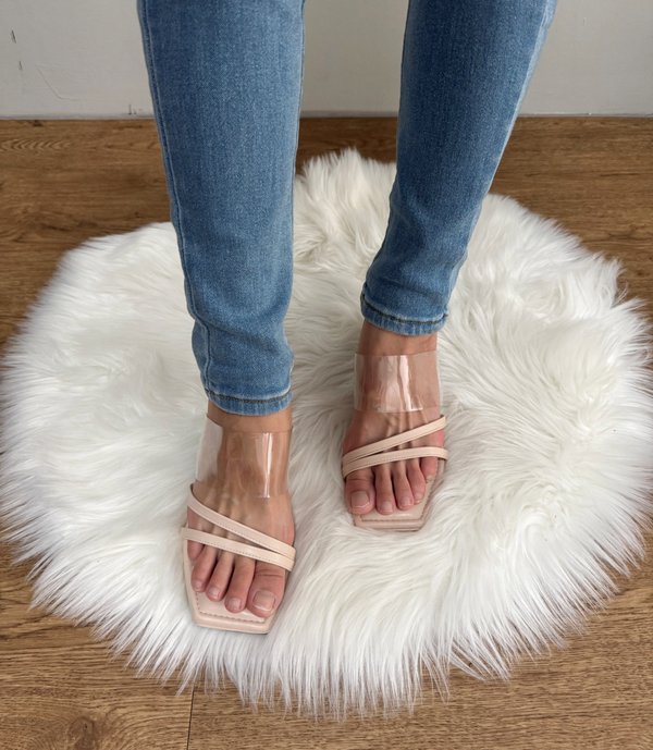 LISA BLOCK HEELS (BLUSH NUDE)
