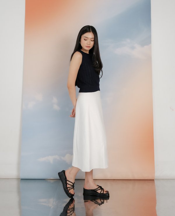 LAUREL PLATFORM SANDALS (BLACK)