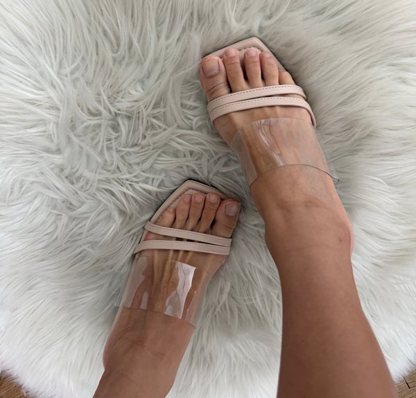 (Improved) LISA BLOCK HEELS (BABY PINK)