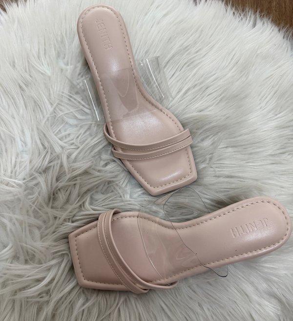(Improved) LISA BLOCK HEELS (BABY PINK)