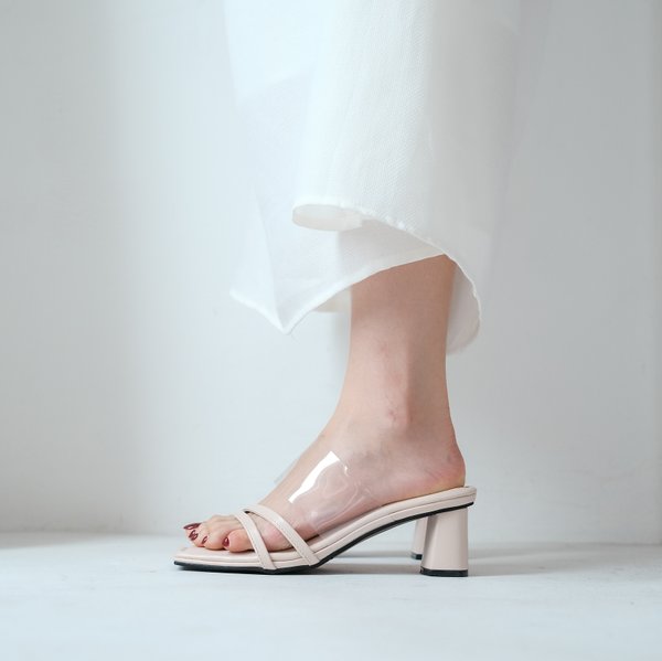 (Improved) LISA BLOCK HEELS (BABY PINK)