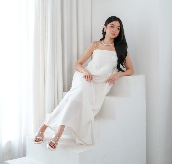 LUCIA BRAIDS GLASS HEELS (OAT)