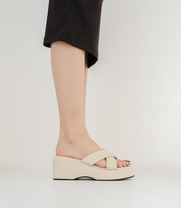 MATTHIAS PLATFORM SANDALS V2- IVORY
