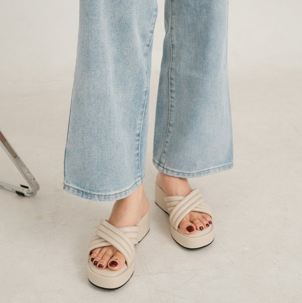 MATTHIAS PLATFORM SANDALS V2- IVORY