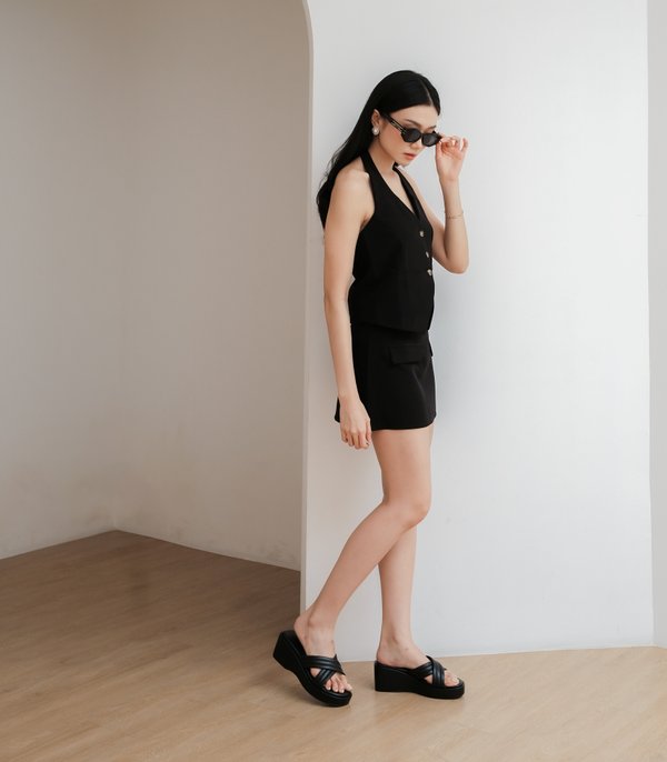 MATTHIAS PLATFORM SANDALS V2- BLACK