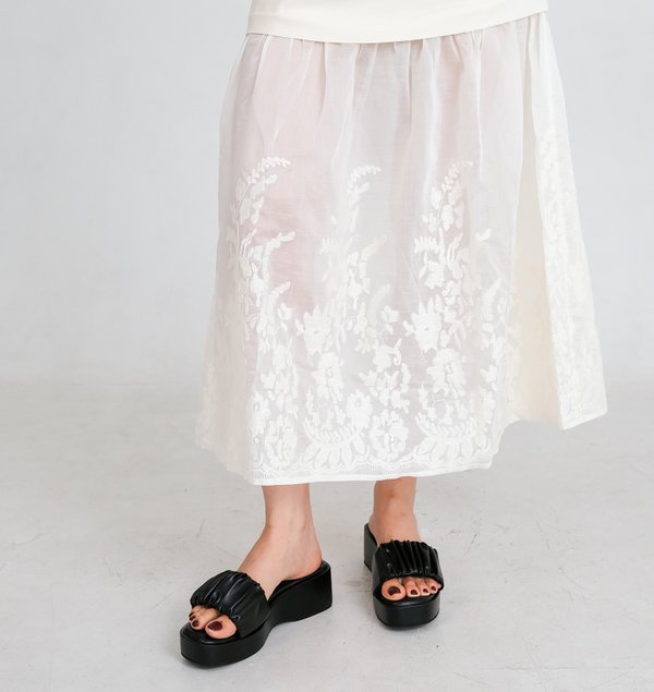 EVA PLATFORM SANDALS (BLACK)