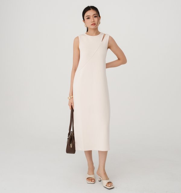 TRICIA PEBBLE HEELS (IVORY)
