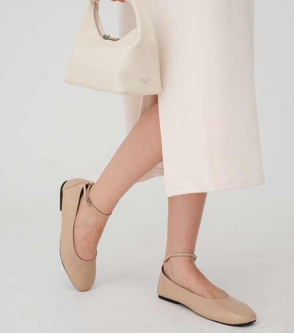 GLEN MARY JANE TWO-WAY FLATS (NUDE)